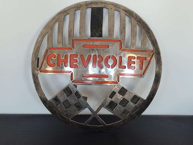 Metal Chevrolet Wall Sign