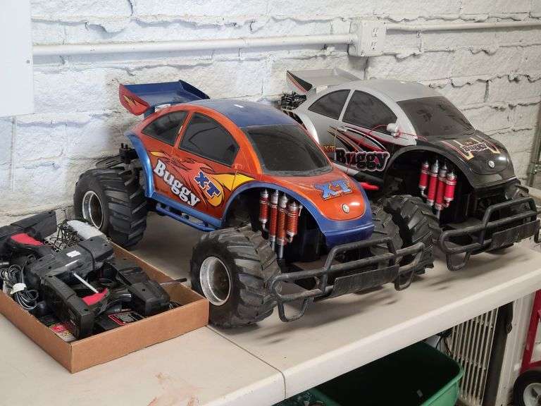 2) New Bright Volkswagen XT Buggy Remote Control Cars with Accessories*