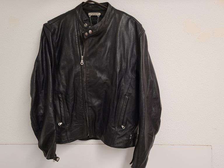 Torque Star Leather Riding Jacket