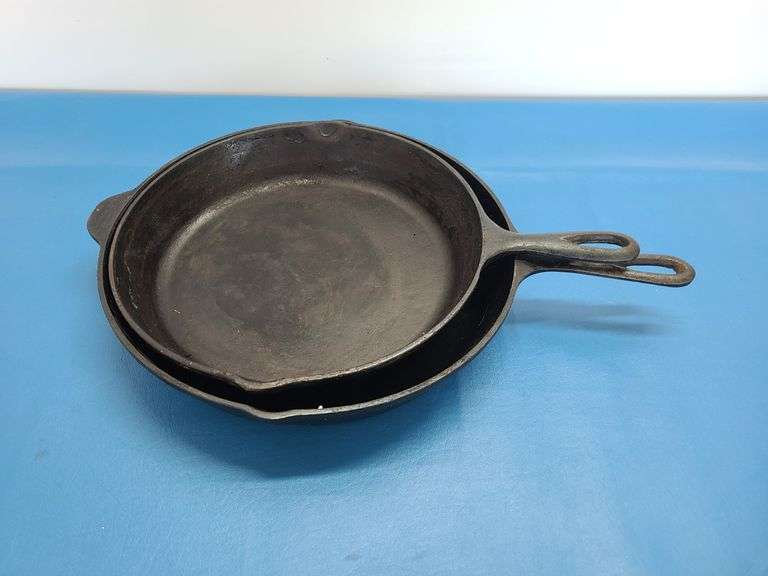 2) Cast Iron Skillets