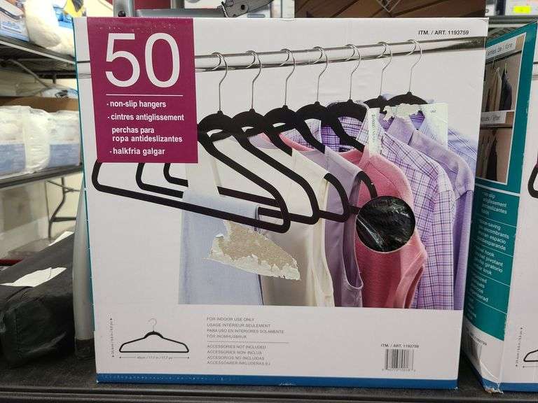 50pk Velvet Hangers