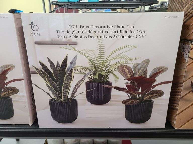 CGH Faux Decorative Plant Trio