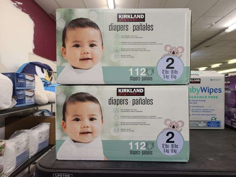 2) Size 2 Diapers