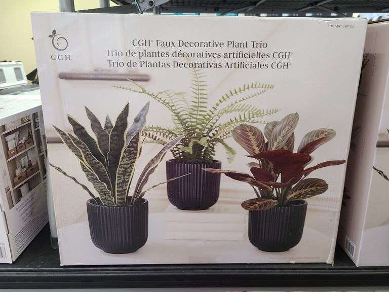 CGH Faux Decorative Plant Trio
