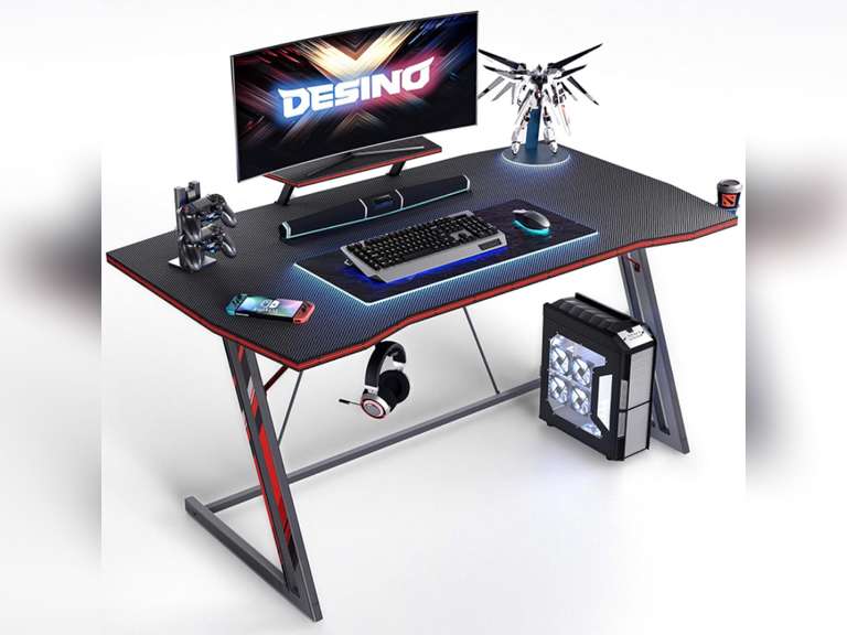 DESINO Gaming Desk 40 inch PC Computer Desk, Home Office Desk Gaming
