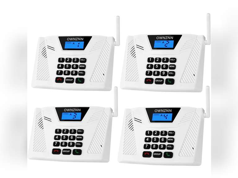 Intercoms Wireless for Home [Upgraded 2022] Hand Free 4921 Feet Range ...