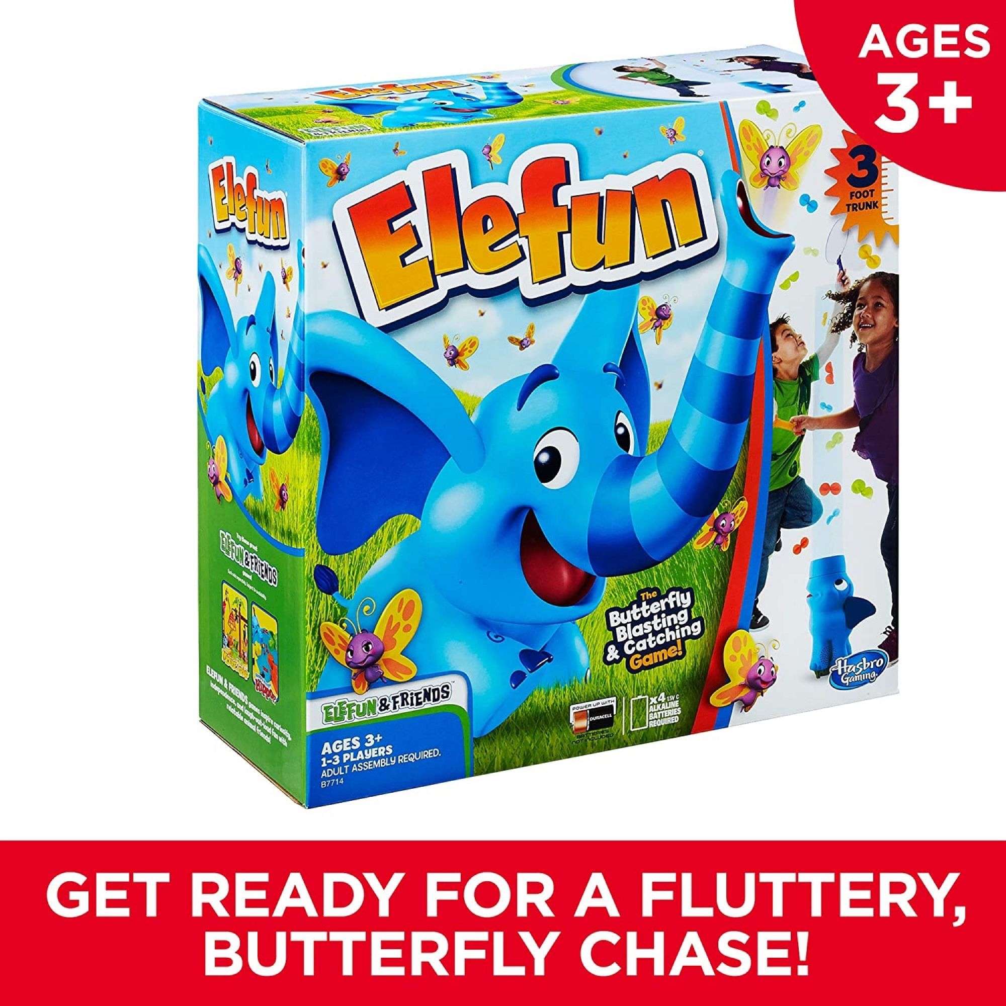 Hasbro Elefun and Friends Elefun Game with Butterflies and Music Kids Ages  3 and Up (Amazon Exclusive) Standard Packaging 26.99 - Quarter Price