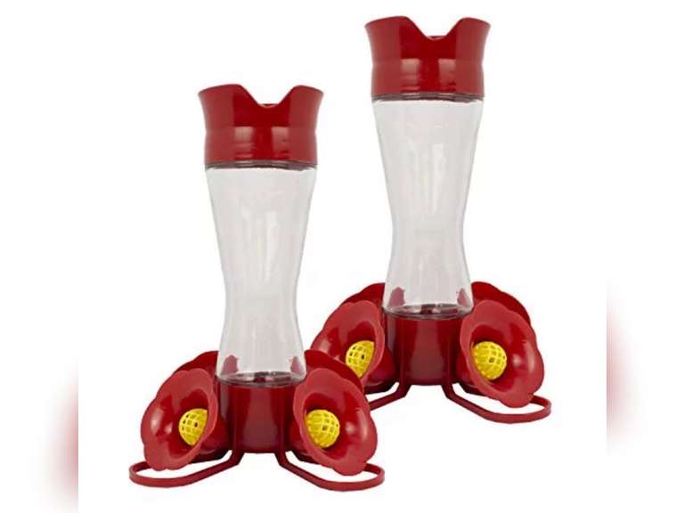 PerkyPet 203CPBN2 PinchWaist Glass Hummingbird Feeder with Perches