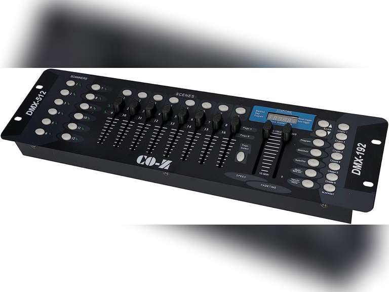 CO-Z 192 DMX 512 Stage DJ Light Controller Lighting Mixer Board Console for Light Shows, Party Disco Pub Night Club DJs KTV Bars and Moving Heads 51.99