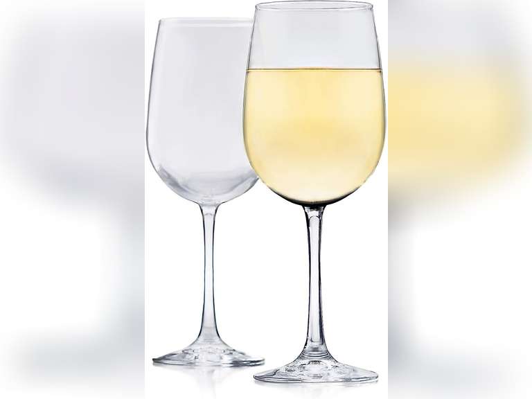 Libbey Vina White Wine Glasses, Set of 6 Frustration-Free Packaging 29.99