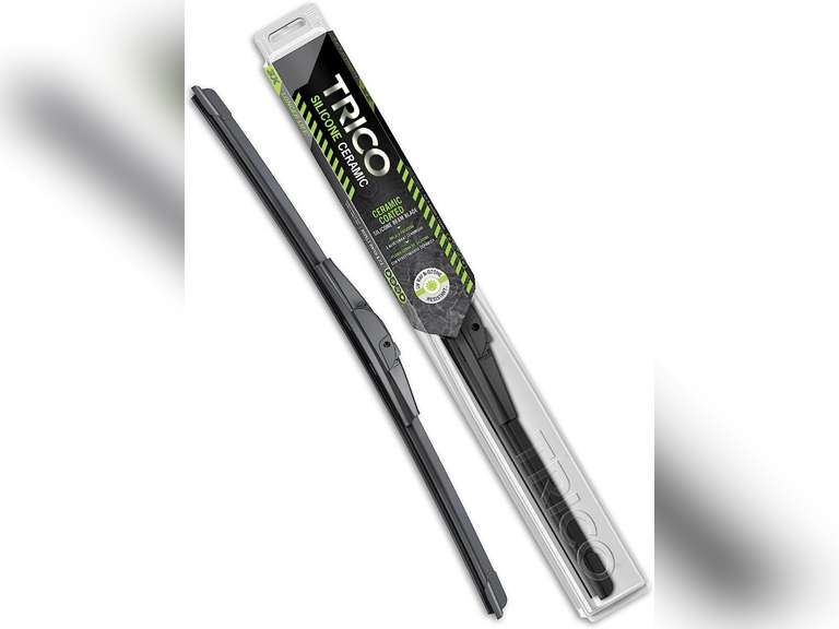 TRICO Silicone Ceramic 18 inch Automotive Replacement Windshield Wiper Blade, Ceramic Coated Silicone Super Premium All Weather Beam Blade (90-180), Black 18" (90-180) 28.64