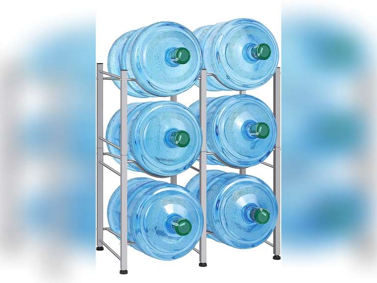 LIANTRAL 5 Gallon Water Bottle Holder Heavy Duty Water Cooler Jug Rack ...