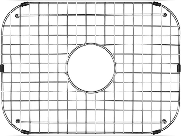 Serene Valley Sink Grid 18-1/8" L x 13-3/8" W, Centered Drain with Corner Radius 3-1/2", NDG1813C 39.95