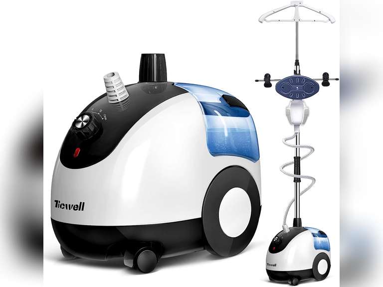 TICWELL Professional Steamer for Clothes, 1600 Watt Powerful Garment Steamer 20s Fast Heating