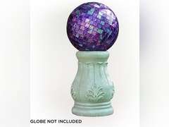 Alpine Corporation 12" Tall Indoor/Outdoor Roman Column Gazing Globe Display Stand, Mixed Colors 30.99