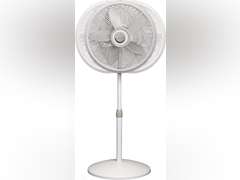 Lasko Oscillating Pedestal Fan, Adjustable Height, 3 Speeds, for Bedroom, Living Room, Home Office and College Dorm Room, 18", White, 1820 44.99