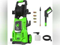 Electric Pressure Washer, SWIPESMITH 3000 Max PSI, 2.6 GPM Power Washer Machine with Hose Reel, 4 Quick-Connect Nozzles, Foam Cannon for Car/Patio/Driveways Cleaning 3000-PSI MAX 135.99