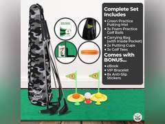 (Lab Tested) - Premium Kids Golf Clubs 3-5 - Kids Golf Set - Toy Golf Set - Toddler Golf Set - Golf Toys for Kids - Mini Golf Set - Baby Toddler Golf Clubs - Plastic Play Golf Clubs - Age 3 4 5 6 32.69