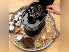 Mixpresso 5-Cup Drip Coffee Maker, Automatic Brew Coffee Pot Machine with Built-In Burr Coffee Grinder, Programmable Smart Coffee Maker with Timer With Glass Carafe Coffee Pot 5 Cup With Grinder 55.99