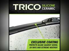 TRICO Silicone Ceramic 18 inch Automotive Replacement Windshield Wiper Blade, Ceramic Coated Silicone Super Premium All Weather Beam Blade (90-180), Black 18" (90-180) 28.64