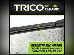 TRICO Silicone Ceramic 18 inch Automotive Replacement Windshield Wiper Blade, Ceramic Coated Silicone Super Premium All Weather Beam Blade (90-180), Black 18" (90-180) 28.64