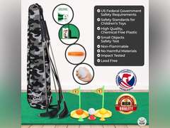 (Lab Tested) - Premium Kids Golf Clubs 3-5 - Kids Golf Set - Toy Golf Set - Toddler Golf Set - Golf Toys for Kids - Mini Golf Set - Baby Toddler Golf Clubs - Plastic Play Golf Clubs - Age 3 4 5 6 32.69