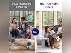 LEVOIT Air Purifiers for Home, HEPA Filter for Smoke, Dust and Pollen in Bedroom, Ozone Free, Filtration System Odor Eliminators for Office with Optional Night Light, 1 Pack, White White 1 Pack 69.98
