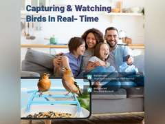 AUXCO Bird Feeder with Camera, 2023 Newest Dual Solar Panels Charging Smart Bird Feeder Camera, AI Identify 11000+ Bird Species, Auto Capture Bird Videos & APP Notify Video Bird Camera for Bird Lovers 259.98