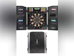 Arachnid Titanium 5400 Electronic Dartboard and Cabinet, Black 189