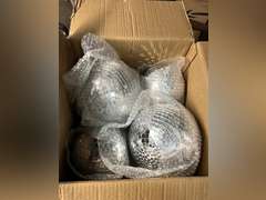 4 Pack Large Disco Ball Silver Hanging Disco Balls Reflective Mirror Ball Ornament for Party Holiday Wedding Dance and Music Festivals Decor Club Stage Props DJ Decoration (6 Inch, 4 Inch) 35.99