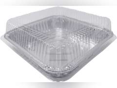 (35 Pack) 8” x 8” Square Baking Cake Pans with Plastic Dome Lids | Heavy Duty l Disposable Aluminum Foil Tins l Portable Food Containers l Perfect for Roasting Oven Toaster Cooking 25.99