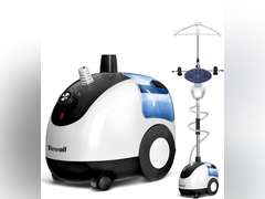 TICWELL Professional Steamer for Clothes, 1600 Watt Powerful Garment Steamer 20s Fast Heating with 4 Steam Levels, 2.4 Liter(81 fl.oz.)Water Tank 90 Mins of Continuous Steam, Self-Cleaning in One Step 100