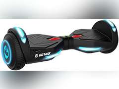 Gotrax NOVA Hoverboard with 6.5" LED Wheels, Max 3.1 Miles & 6.2mph Power by Dual 200W Motor, LED Fender Light/Headlight，UL2272 Certified & 65.52Wh Battery Self Balancing Scooter for 44-176lbs Matte Black 159.99