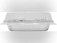 (35 Pack) 8” x 8” Square Baking Cake Pans with Plastic Dome Lids | Heavy Duty l Disposable Aluminum Foil Tins l Portable Food Containers l Perfect for Roasting Oven Toaster Cooking 25.99