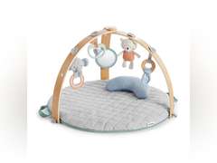 Ingenuity Cozy Spot Reversible Duvet Activity Gym & Play Mat with Wooden Bar - Loamy, Ages Newborn + 48.99
