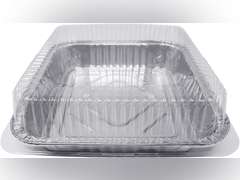 (35 Pack) 8” x 8” Square Baking Cake Pans with Plastic Dome Lids | Heavy Duty l Disposable Aluminum Foil Tins l Portable Food Containers l Perfect for Roasting Oven Toaster Cooking 25.99