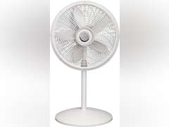 Lasko Oscillating Pedestal Fan, Adjustable Height, 3 Speeds, for Bedroom, Living Room, Home Office and College Dorm Room, 18", White, 1820 44.99