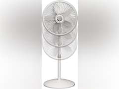 Lasko Oscillating Pedestal Fan, Adjustable Height, 3 Speeds, for Bedroom, Living Room, Home Office and College Dorm Room, 18", White, 1820 44.99