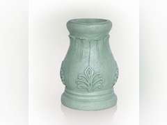 Alpine Corporation 12" Tall Indoor/Outdoor Roman Column Gazing Globe Display Stand, Mixed Colors 30.99
