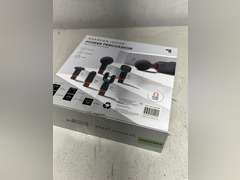 Power Percussion Deep Tissue Massager with 6 Attachments - Sharper Image Gun 53