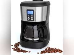 Mixpresso 5-Cup Drip Coffee Maker, Automatic Brew Coffee Pot Machine with Built-In Burr Coffee Grinder, Programmable Smart Coffee Maker with Timer With Glass Carafe Coffee Pot 5 Cup With Grinder 55.99