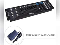 CO-Z 192 DMX 512 Stage DJ Light Controller Lighting Mixer Board Console for Light Shows, Party Disco Pub Night Club DJs KTV Bars and Moving Heads 51.99