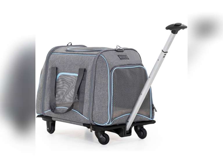 Petsfit Pet Carrier with Removable Wheels for Cats, Dogs up to 30 Pound