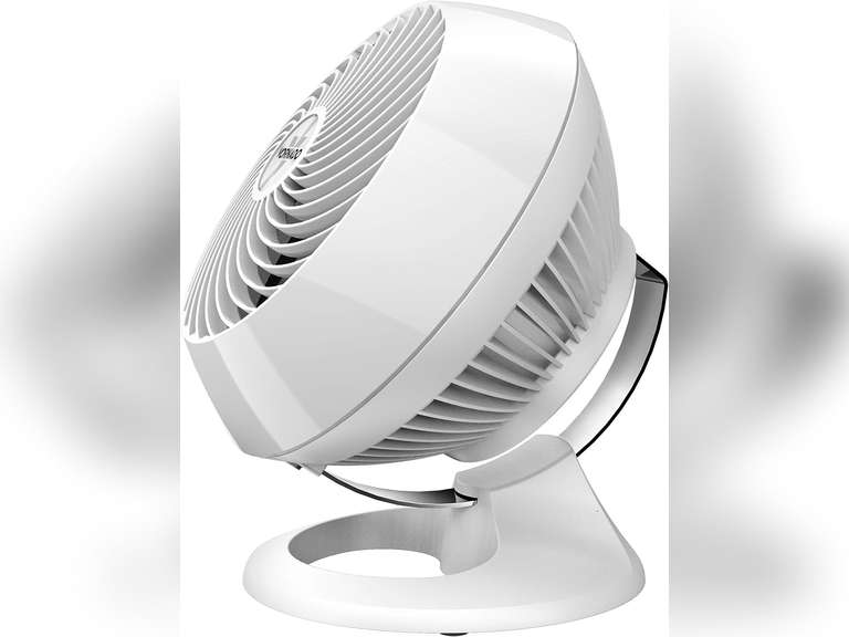 Vornado 560 Whole Room Air Circulator, Medium Floor Fan with 4 Speeds, Adjustable Tilt, Easy to Clean, Moves Air 75 Feet, Quiet Fan for Home, Office, Bedroom, White 70