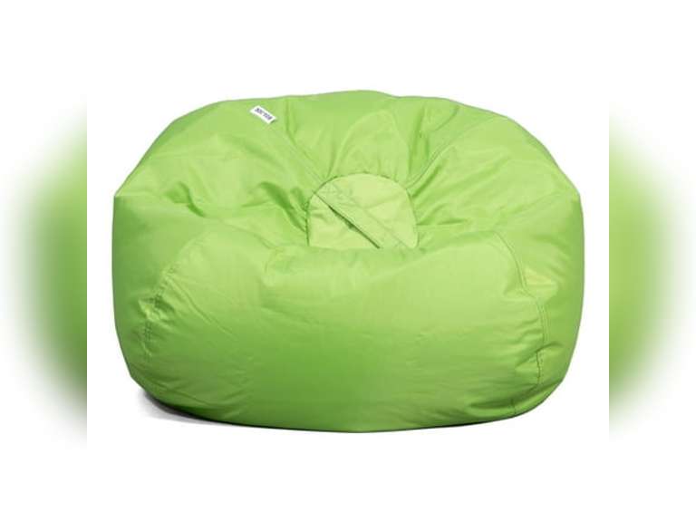 Big Joe Classic Bean Bag Chair, Spicy Lime Smartmax, Durable Polyester Nylon Blend, 2 feet Round 43