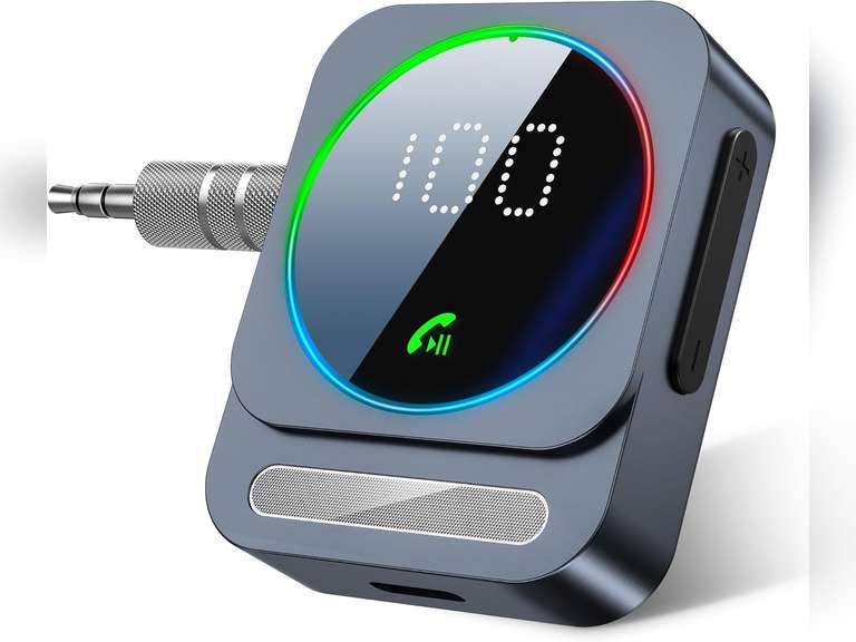 Bluetooth Aux Adapter, Bluetooth 5.3 Receiver for Car, Wireless Audio Receiver for Car/Home Stereo/Wired Headphones/Speaker, Dual AUX Outputs, RCA AUX 3.5mm Bluetooth Music Receiver 20