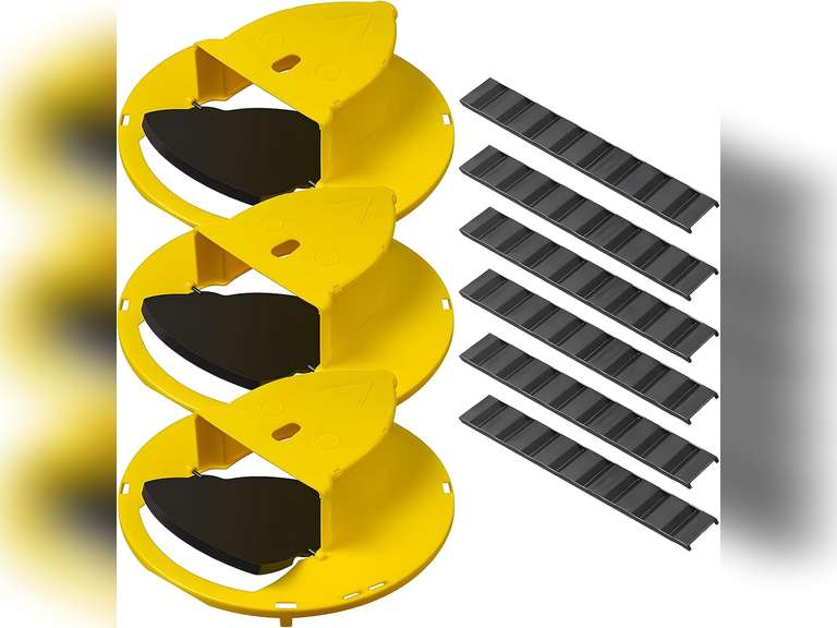 Mice Mouse Rat Trap Bucket Flip Lid,Mouse Rats Trap Bucket Indoor Outdoor,Humane Mouse Trap,Mouse Trap Bucket Lid Auto Reset | 5 Gallon Bucket Compatible | Mouse Trap Bucket Lid (3 Pack) 25