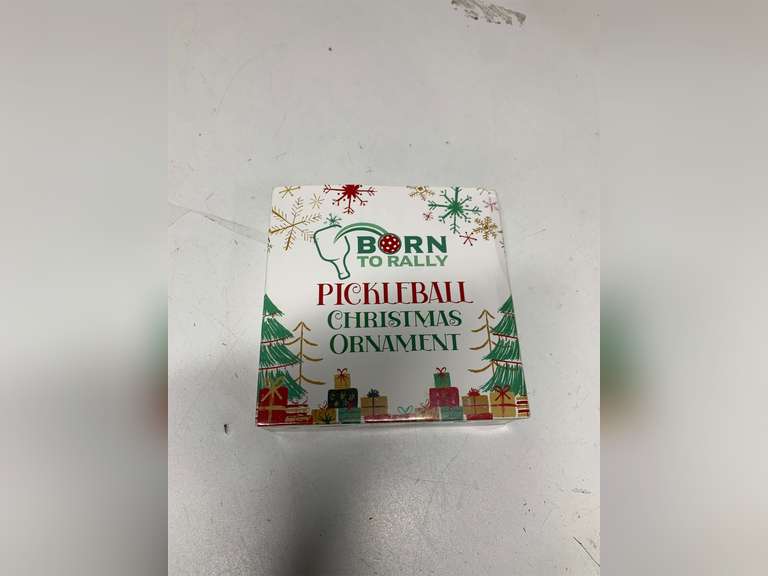 Eat Dink and Be Merry Pickleball Paddle Christmas Ornament, a US Family-Owned Business - Sportybella Pickleball Gifts Christmas Tree Decorations, Sports Enthusiast Pickleball Paddles Decor 18