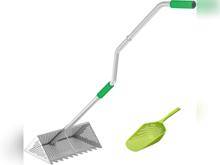 Sand Flea Rake Pro | Aluminium Sand Fleas Rake for Beach | Ergonomic ...