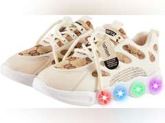Children's Interesting Shoes That Shine at Night Kids- Stylish and Eye-catching Party Birthday Sneakers, size 11,5 28